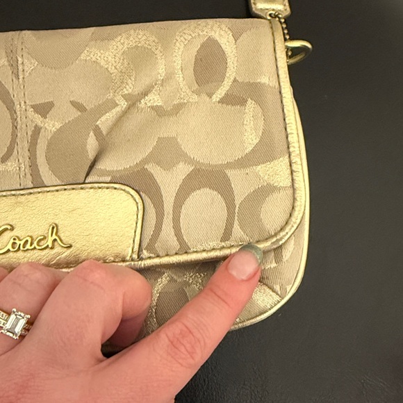 COACH Signature Large Flap Wristlet - Picture 13 of 13